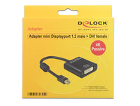 P-62605 | Delock 62605 - 0,2 m - Mini DisplayPort - DVI-I - Männlich - Weiblich - Gold | 62605 | Zubehör