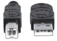P-337779 | Manhattan Hi-Speed - USB-Kabel - USB Typ B, 4-polig (M) bis USB (M) | Herst. Nr. 337779 | Kabel / Adapter | EAN: 766623337779 |Gratisversand | Versandkostenfrei in Österrreich