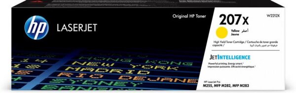 HP 207X Gelb Original LaserJet Tonerkartusche mit hoher Reichweite - 2450 Seiten - Gelb - 1 Stück(e)