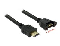 P-85102 | Delock 1m 2xHDMI - 1 m - HDMI Typ A (Standard) - HDMI Typ A (Standard) - Schwarz | Herst. Nr. 85102 | Kabel / Adapter | EAN: 4043619851027 |Gratisversand | Versandkostenfrei in Österrreich