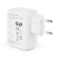 P-EG-U4AC-02 | Gembird Universal USB-Ladegerät 4-Port 3.1 A 15W weiß | Herst. Nr. EG-U4AC-02 | Ladegeräte | EAN: 8716309102544 |Gratisversand | Versandkostenfrei in Österrreich