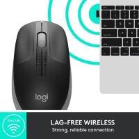 P-910-005906 | Logitech M190 - Beidhändig - Optisch...