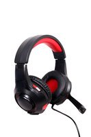 Gembird GHS-U-5.1-01 - Kopfhörer - Kopfband - Gaming - Schwarz - Rot - Binaural - SCR-Steuereinheit