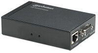IC Intracom VGA Cat5/5e/6 Extender - Erweitert Video- und Audiosignale auf bis zu 300 m - 1920 x 1200 Pixel - AV-Sender - 300 m - Verkabelt - Schwarz