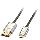 P-41679 | Lindy CROMO Slim High Speed HDMI to micro HDMI Cable with Ethernet - Video-/Audio-/Netzwerkkabel - HDMI | Herst. Nr. 41679 | Kabel / Adapter | EAN: 4002888416795 |Gratisversand | Versandkostenfrei in Österrreich