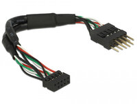 Delock 41977 - 0,12 m - USB 2.0 - 480 Mbit/s - Schwarz