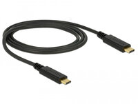 Delock 85531 - 1 m - USB C - USB C - USB 3.2 Gen 2 (3.1 Gen 2) - 10000 Mbit/s - Schwarz