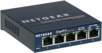 Netgear ProSafe GS105 - Switch - Kupferdraht 1 Gbps - 5-Port 3 HE - Extern