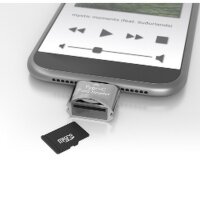 TerraTec 272983 - MicroSD (TransFlash) - Silber - USB 3.2...