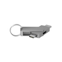 TerraTec 272989 - USB Type-C - 2 x Micro-USB - Silber