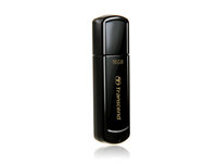 Transcend JetFlash 350 - 16 GB - USB Typ-A - 2.0 - Kappe - 8,5 g - Schwarz
