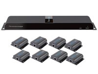 P-IDATA-EX-HL81TY | Techly HDMI Extender/Splitter mit IR über Netzwerkkabel bis zu 50m, 1x8 | Herst. Nr. IDATA-EX-HL81TY | Kabel / Adapter | EAN: 8054529028207 |Gratisversand | Versandkostenfrei in Österrreich