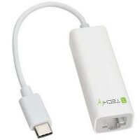 P-IADAP-USB31-ETGIGA | Techly Konverter Kabel Adapter USB 3.1 Type C M auf RJ45 Gigabit Ethernet | Herst. Nr. IADAP-USB31-ETGIGA | Kabel / Adapter | EAN: 8054529020379 |Gratisversand | Versandkostenfrei in Österrreich