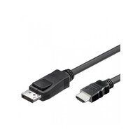 Techly Konverter DisplayPort 1.2 auf HDMI, Stecker/Stecker, schwarz, 1 m