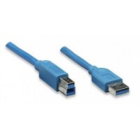 P-ICOC-U3-AB-005-BL | Techly USB3.0 Anschlusskabel...