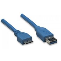 P-ICOC-MUSB3-A-005 | Techly USB3.0 Anschlusskabel Stecker Typ A - Stecker Micro B, Blau 0,5 m | Herst. Nr. ICOC-MUSB3-A-005 | Kabel / Adapter | EAN: 8057685304857 |Gratisversand | Versandkostenfrei in Österrreich