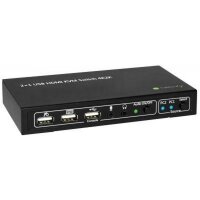 P-IDATA-KVM-HDMI2U | Techly KVM Switch USB, HDMI, 4K, 2...