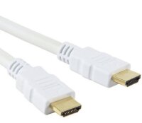 P-ICOC-HDMI-4-010WH | Techly HDMI High Speed mit Ethernet Kabel A/A Stecker/Stecker, weiß, 1 m | Herst. Nr. ICOC-HDMI-4-010WH | Kabel / Adapter | EAN: 8057685306905 |Gratisversand | Versandkostenfrei in Österrreich