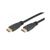 Techly HDMI 4K 60Hz High Speed Anschlusskabel mit Ethernet, schwarz, 3 m