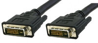 Techly DVI-D Dual-Link Anschlusskabel Stecker/Stecker, schwarz, 5 m