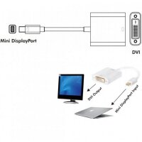 Techly Adapter - Mini-DisplayPort 1.2 auf DVI