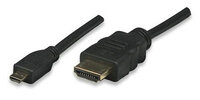 Techly HDMI Kabel High Speed mit Ethernet und Micro D,...