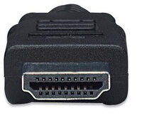 Techly HDMI Kabel High Speed mit Ethernet und Micro D, schwarz, 5 m