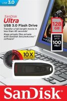 P-SDCZ48-128G-U46 | SanDisk Ultra - 128 GB - USB Typ-A - 3.0 - 100 MB/s - Dia - Schwarz | Herst. Nr. SDCZ48-128G-U46 | Flash-Speicher | EAN: 619659113568 |Gratisversand | Versandkostenfrei in Österrreich