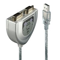 P-42889 | Lindy USB RS232 Konverter 2 Port - Kabel | Herst. Nr. 42889 | Kabel / Adapter | EAN: 4002888428897 |Gratisversand | Versandkostenfrei in Österrreich
