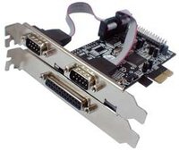 P-LCS-6322M | Longshine Serial & Parallel PCIe Card - PCIe - FCC - CE - MosChip MCS9901 - 0 - 70 °C - Windows 2000/XP/Vista Linux Mac 10.X DOS - PCI Express 1.0a | LCS-6322M | PC Komponenten