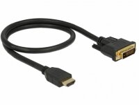 P-85651 | Delock 85651 - 0,5 m - HDMI Typ A (Standard) - DVI - Männlich - Männlich - Gerade | Herst. Nr. 85651 | Kabel / Adapter | EAN: 4043619856510 |Gratisversand | Versandkostenfrei in Österrreich