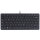 R-Go Compact Tastatur - QWERTY (US) - schwarz - kabelgebunden - Mini - Verkabelt - USB - QWERTY - Schwarz
