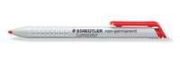 P-768N-2 | STAEDTLER Lumocolor 768 - Rot - Pinselspitze - Rot - Weiß - Medium - 3 mm - Glas - Hartplatte - Leder - Metall - Papier - Kunststoff - Stein | 768N-2 | Büroartikel