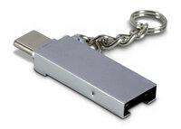 Inter-Tech 88885469 - MicroSD (TransFlash) - Zink - Zink - USB 2.0 Type-A/Type-C - 15 mm - 40 mm