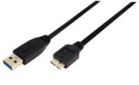 P-CU0037 | LogiLink CU0037 - Micro-USB B - USB A - USB 3.2 Gen 1 (3.1 Gen 1) - Männlich/Männlich - 5000 Mbit/s - Schwarz | CU0037 | Zubehör