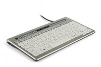 P-BNES840DUS | Bakker S-board 840 Compact Keyboard (US) - Mini - Verkabelt - USB - QWERTY - Grau | BNES840DUS | PC Komponenten