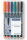 STAEDTLER 313 WP6 - Schwarz - Blau - Braun - Grün - Orange - Rot - Schwarz - Polypropylen (PP) - 0,4 mm - 6 Stück(e)