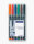 STAEDTLER 318 WP6 - Schwarz - Blau - Braun - Grün - Orange - Rot - Schwarz - Transparent - Polypropylen (PP) - 0,6 mm - 6 Stück(e)