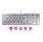 GRATISVERSAND | P-JK-1600DE-1 | Cherry KC 6000 SLIM Kabelgebundene Tastatur - Silber/ Weiß - USB (QWERTZ - DE) - Volle Größe (100%) - Kabelgebunden - USB - QWERTZ - Silber | HAN: JK-1600DE-1 | Eingabegeräte | EAN: 4025112088612