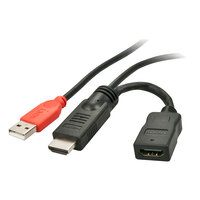 P-41080 | Lindy Power Injector Cable - Strom- / Audio- / Videokabel - HDMI / USB | 41080 | Zubehör