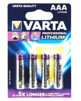 Varta Professional Lithium AAA - Einwegbatterie - AAA - Lithium - 1,5 V - 4 Stück(e) - 1100 mAh