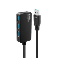 Lindy USB 3.0 Active Extension Pro 4 Port Hub - Hub - 4 x SuperSpeed USB 3.0