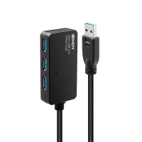 P-43159 | Lindy USB 3.0 Active Extension Pro 4 Port Hub -...