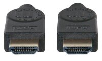 P-354080 | Manhattan Ultra High Speed HDMI-Kabel mit Ethernet-Kanal - 8K@60Hz - HEC - Dynamic HDR - VRR - QMS - QFT - ALLM - eARC - 3D - HDMI-Stecker auf Stecker - geschirmt - 2 m - schwarz - 2 m - HDMI Typ A (Standard) - HDMI Typ A (Standard) - 3D - 48 G