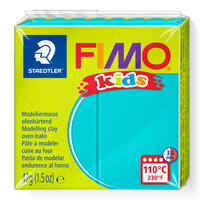 Staedtler FIMO 8030. Typ: Modellierton, Produktfarbe: Türkis, Empfohlene Altersgruppe: Kinder. Gewicht: 42 g. Menge pro Packung: 1 Stück(e)