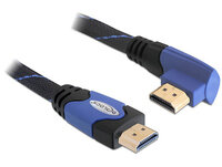 Delock 2m High Speed HDMI 1.4 - 2 m - HDMI Typ A (Standard) - HDMI Typ A (Standard) - 4096 x 2160 Pixel - 3D - Schwarz - Blau