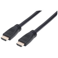 Manhattan High Speed HDMI-Kabel mit Ethernet-Kanal - CL3-zertifiziert für Wandinstallationen - HEC - ARC - 3D - 4K@60Hz - CL3 - HDMI-Stecker auf HDMI-Stecker - geschirmt - schwarz - 8 m - 8 m - HDMI Typ A (Standard) - HDMI Typ A (Standard) - 3D - 10,2 Gbi