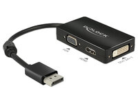 Delock Videokonverter - DisplayPort - Schwarz