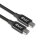 Club 3D USB 3.2 Gen2 Type C to C Active Bi-directional Cable 8K60Hz M/M 5m/16.4ft - 5 m - USB C - USB C - USB 3.2 Gen 2 (3.1 Gen 2) - 10000 Mbit/s - Schwarz