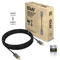 Club 3D CAC-1376 - 10 m - HDMI Typ A (Standard) - HDMI Typ A (Standard) - 48 Gbit/s - Audio Return Channel (ARC) - Schwarz
